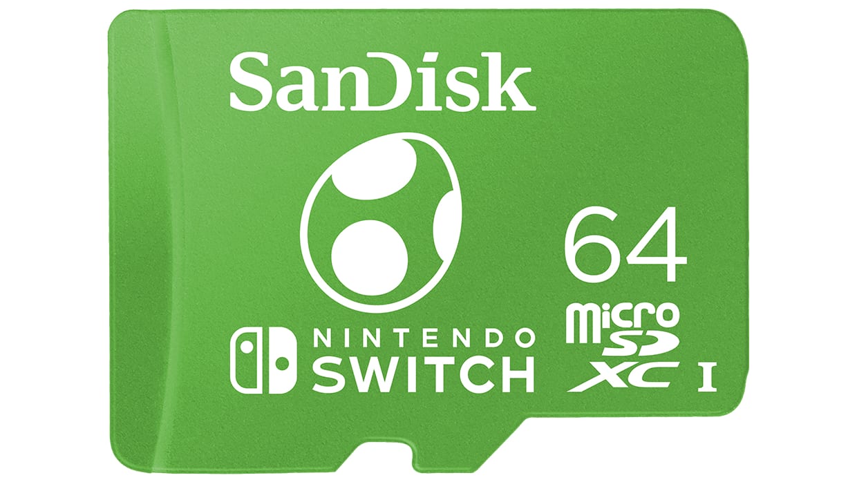 microSDXC Card for Nintendo Switch 64GB Yoshi Nintendo